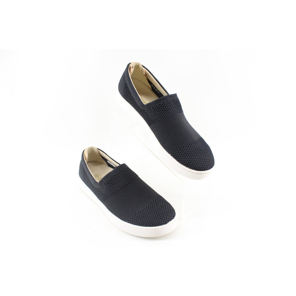 Spenco Orthotic Women's Blk Mesh Coastal Slip-On Sneakers Comfort Shoes Size 9.5